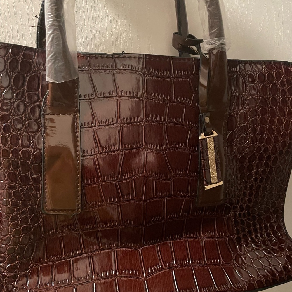 Crocodile Leather Tote